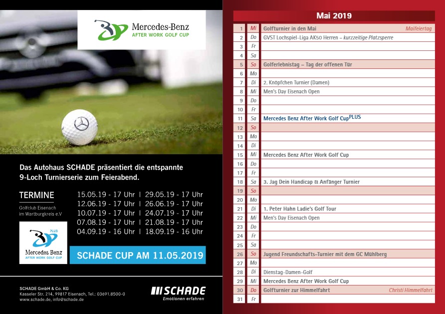 Turnierkalender in PDF – WARTBURG GOLFPARK